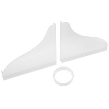  2 Pcs Protection Anti-éclaboussures Pour Douche Pare-éclaboussures De