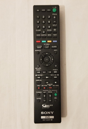 Télécommande sony rmt d258p - sony, rmt-d258p