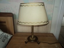 ANCIENNE LAMPE DE CHEVET PIED