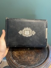Album photos cuir monogrammé - cuir,