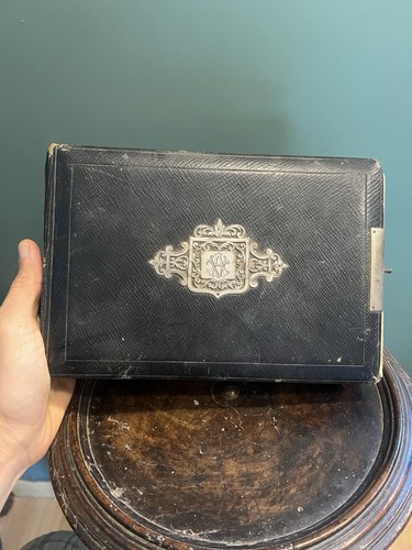 Album photos cuir - cuir, monogrammé