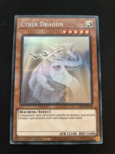 Carte cyber dragon - carte,