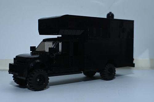 Swat truck black - black, city
