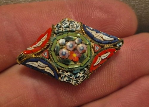 Broche micro mosaïque italie - micro,