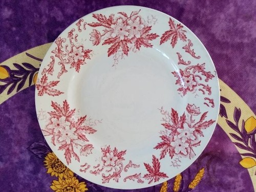 Assiette plate terre fer - assiette,