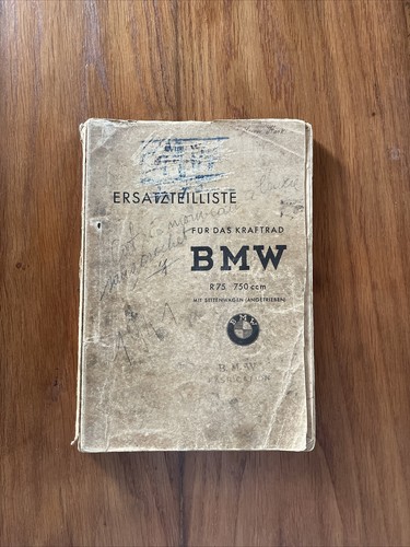 Bmw r75wh ersatzteilliste - bmw,