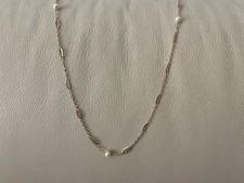 Sautoir ancien rose - or,