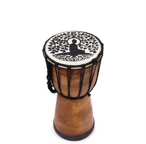 Djembé artisanal 25cm motif - 25cm,