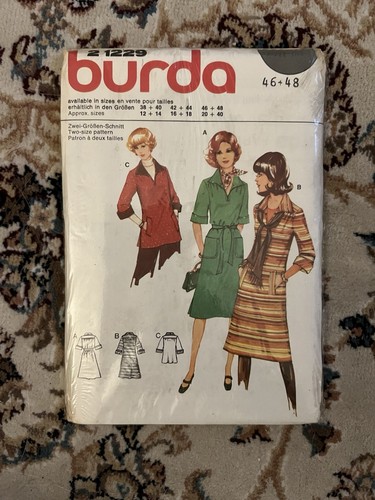 Patron burda 1229 vintage - burda,