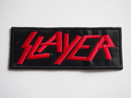Slayer patch brodé 3x4 - slayer, 11,3x4,2cm