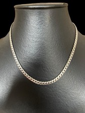 Chaîne Collier Tour De Cou vintage argent massif 925 unisexe Poinçonné Design