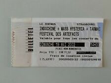 TICKET CONCERT INDOCHINE MASS