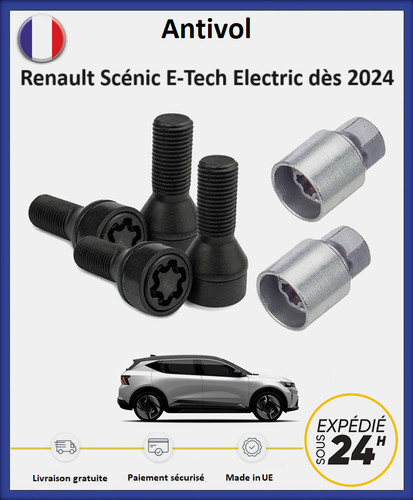 Ecrous antivol roues - ecrous,