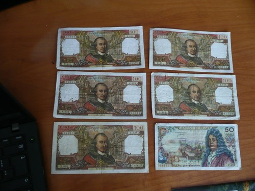 Lot billets anciens - 2:, 6