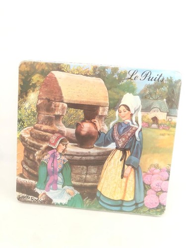 Boîte biscuits ancienne en - à,