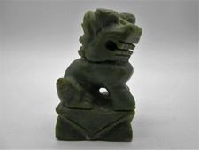 CHINE : SCULPTURE " CHIEN DE FÔ " EN JADE PERIODE A IDENTIFIER XIX ème ?
