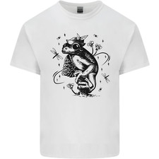 A Grenouille sur Un Champignon