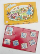 BOITE DE 6 TAMPONS - JOUET - ANCIEN - VINTAGE