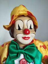 Automate Clown En Porcelaine