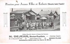 62 - BERCK PLAGE - SAN27400 - Pension pour Jeunes Filles et Enfants - Chalets