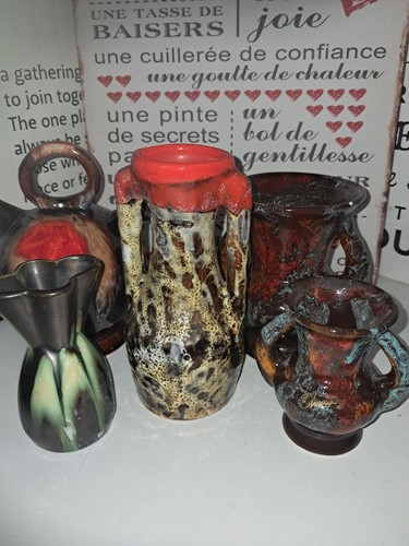 Lot ancien vases vallauris - lot,
