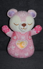 ?Peluche Doudou Mon Ourson Lumi Dodo VTECH V-TECH Ours Rose Musical Veilleuse