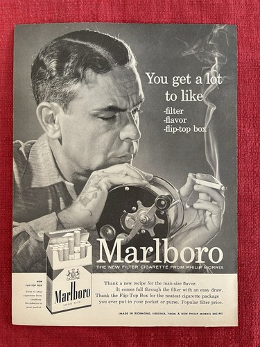 Vintage 1956 print - 1956, marlboro