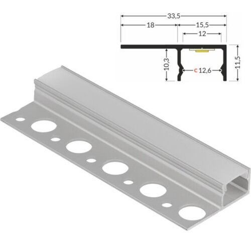 Carrelage einputz profil - carrelage,