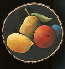 Art contemporain Tableau Poralzi - Nature morte sur bois - Peinture acrylique