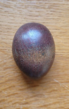 OEUF BOULE A REPRISER ANCIEN EN BOIS BRUN TRES DUR