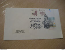 FALL RIVER 1993 NAVIRE HMS Bounty Couverture Annulée USA Navires Maritime