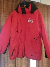 Vintage Marlboro Gear for the great open wide Red Multi Pocket Jacket Men's XL
