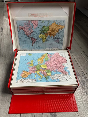 Coffret puzzle geographie - puzzle,