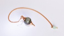° PENDULE  LABRADORITE  ET