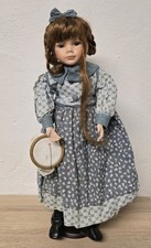 Poupée d'artiste poupée en porcelaine doll 50 cm collector rare vintage