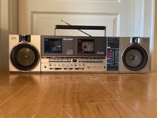 SHARP QT89 Portable Stereo Component / FULLY WORKING / VIDEO #