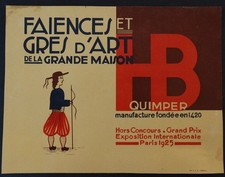 1925 étiquette HB Henriot