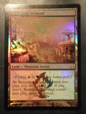 mtg magic stomping ground FOIL