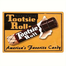 Tootsie roll sign vintage - roll,