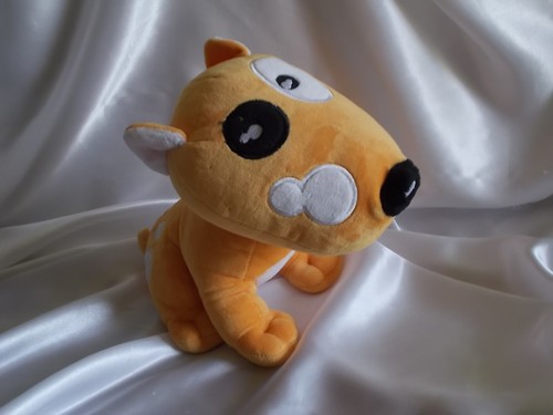 Doudou chien orange crédit - doudou, orange,