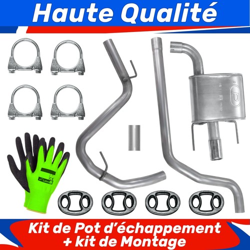Kit pot échappement pour - kit, d'échappement