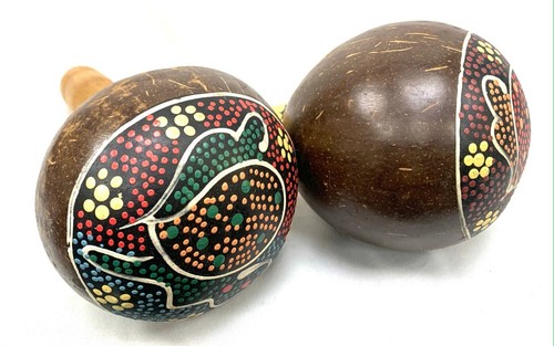 Maracas peints australie - 2,