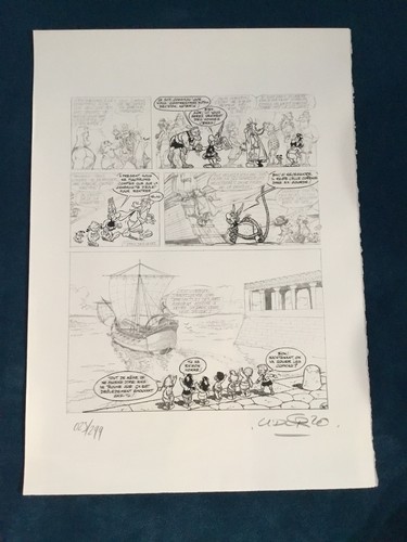 Sérigraphie desbois astérix - sÉrigraphie,