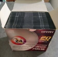 LIFETEC  19 x Discs Silver/Silver CD-R 80 700MB 80MIN 24x MULTISPEED  C33
