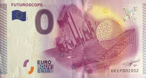 Billet zero euro souvenir - zero,
