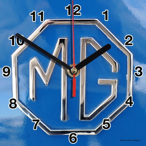 Horloge murale logo sur - logo, mg