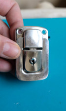 Vintage Fermeture Fermoir Valise Ancienne Alliage Chrome 70' France