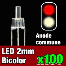 741/100# 100pcs LED bi-color