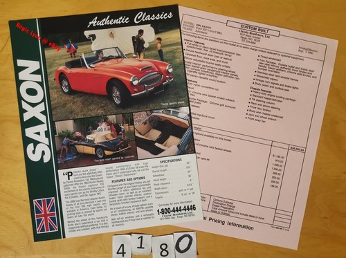 Classic roadsters saxon - classic, austin
