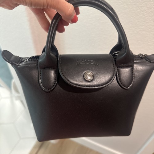 Longchamp black pliage - black, xs
